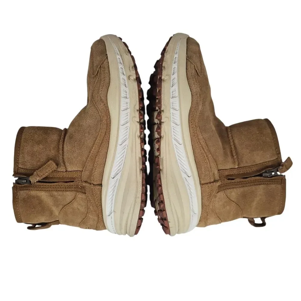UGG Boots Mens Size 8 Tan CA805 Classic Weather Suede Waterproof Snow Unisex